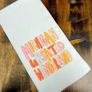 Michigan Unsalted Wonderland Tea Towel
